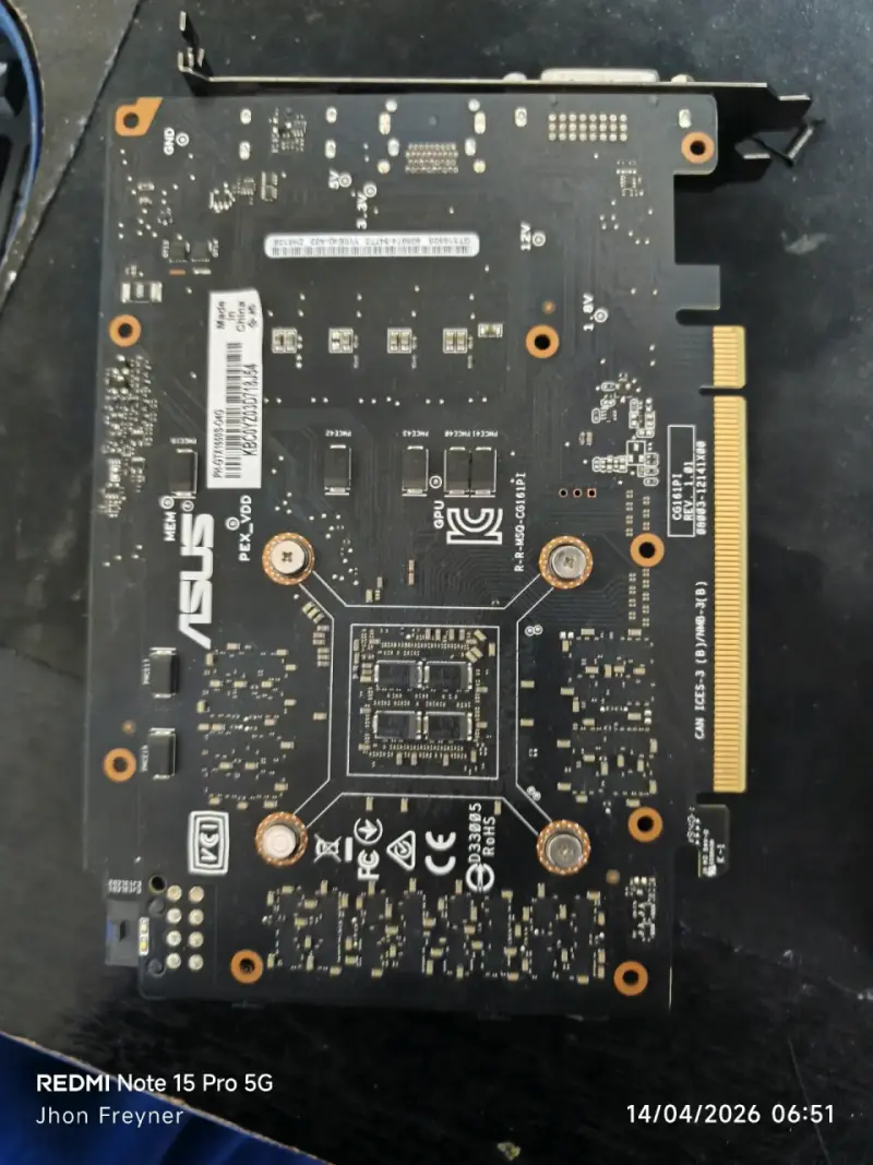Tarjeta Grafica GTX 1650. 4 GB - 2