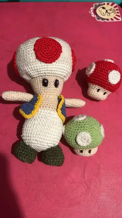 Personajes Merio Bros amigurumi - miniatura 1