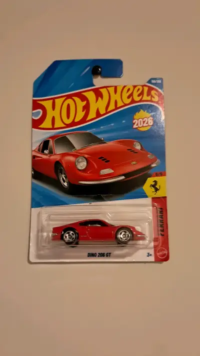 Hotweels Dino 206 GT ferrari 2026 - miniatura 1
