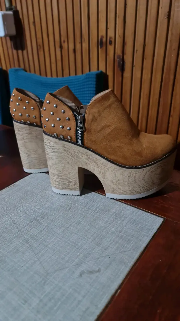 Botin de gamuza n 38-39
