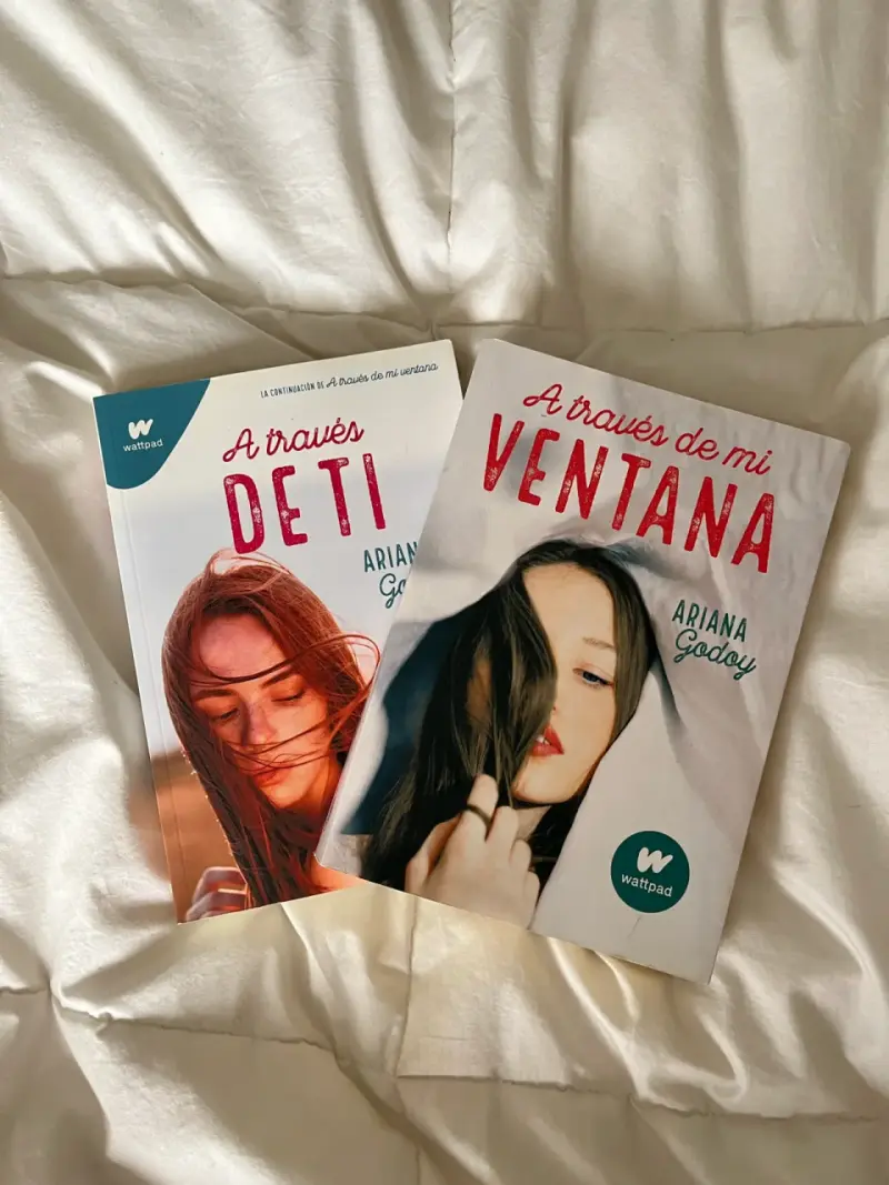 Libros de saga a través de mi ventana