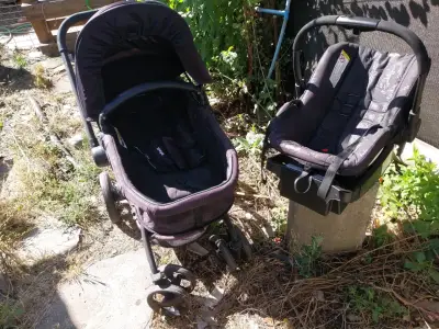 Coche infanti giro 360 + silla para vehiculo - miniatura 1