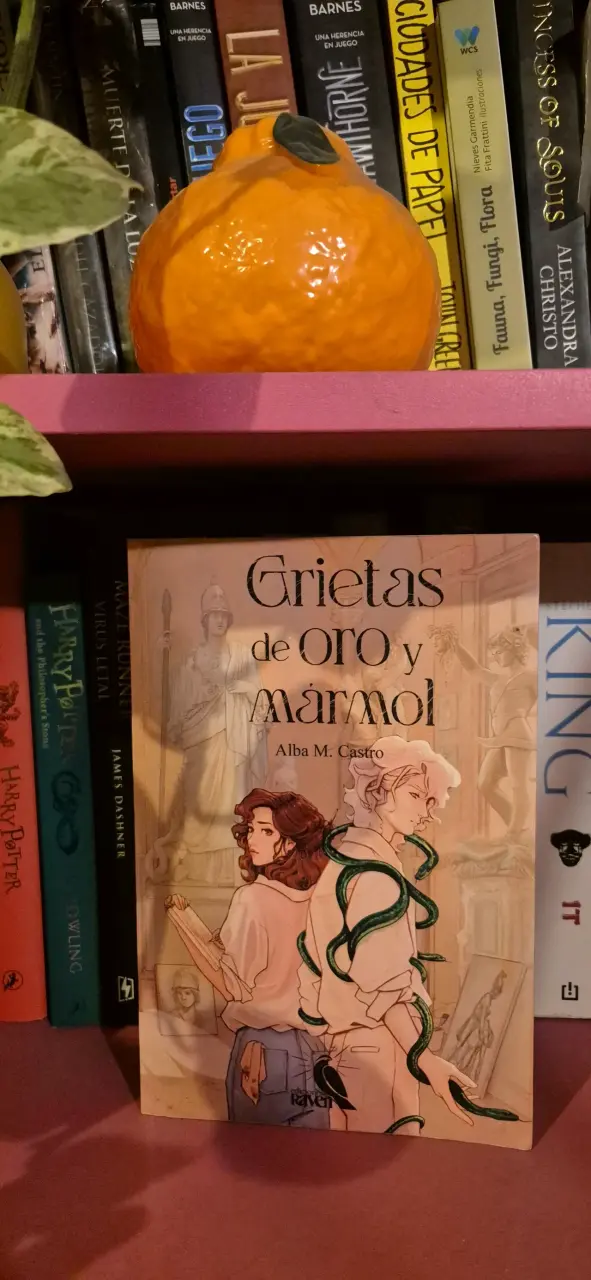 Libro grietas de oro y marmol