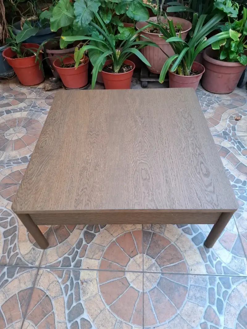 Mesa de centro, café chapa de roble teñida - 2