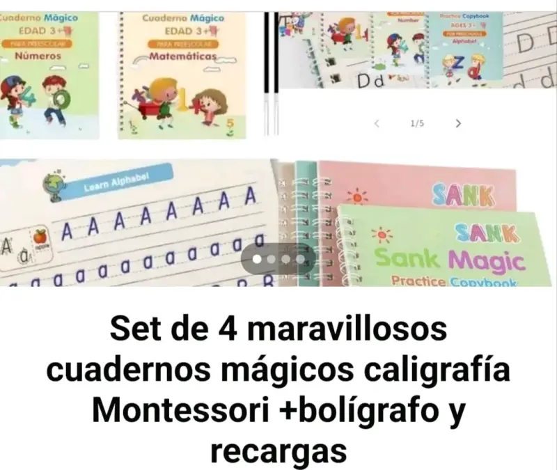Se vende set de 4 libros magicos - 1