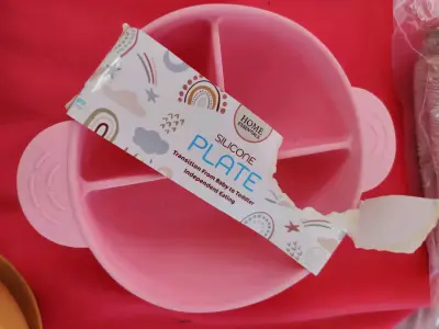 2 Platos silicona bebé - miniatura 2