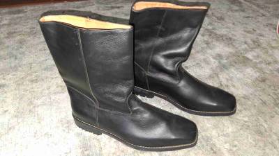 Botas cuero hombre - miniatura 1