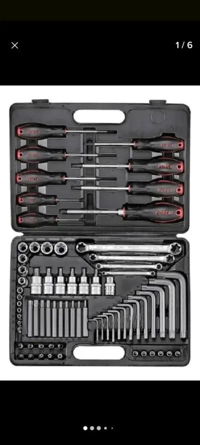Llaves marca force 73 piezas nueva, sin uso - miniatura 2