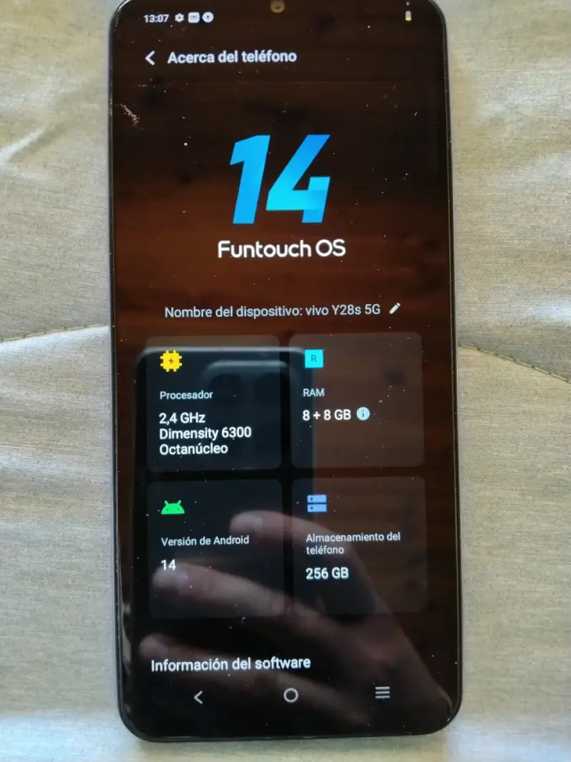 Celular vivo Y28s - 1
