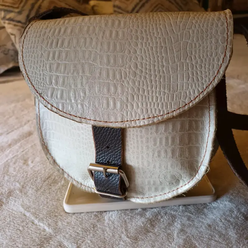 Bolso bandolera de cuero - 2