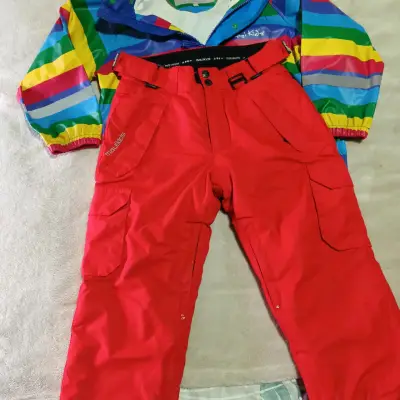 Conjunto Shubasquero kozi kids y pantalón talla 6 - miniatura 4
