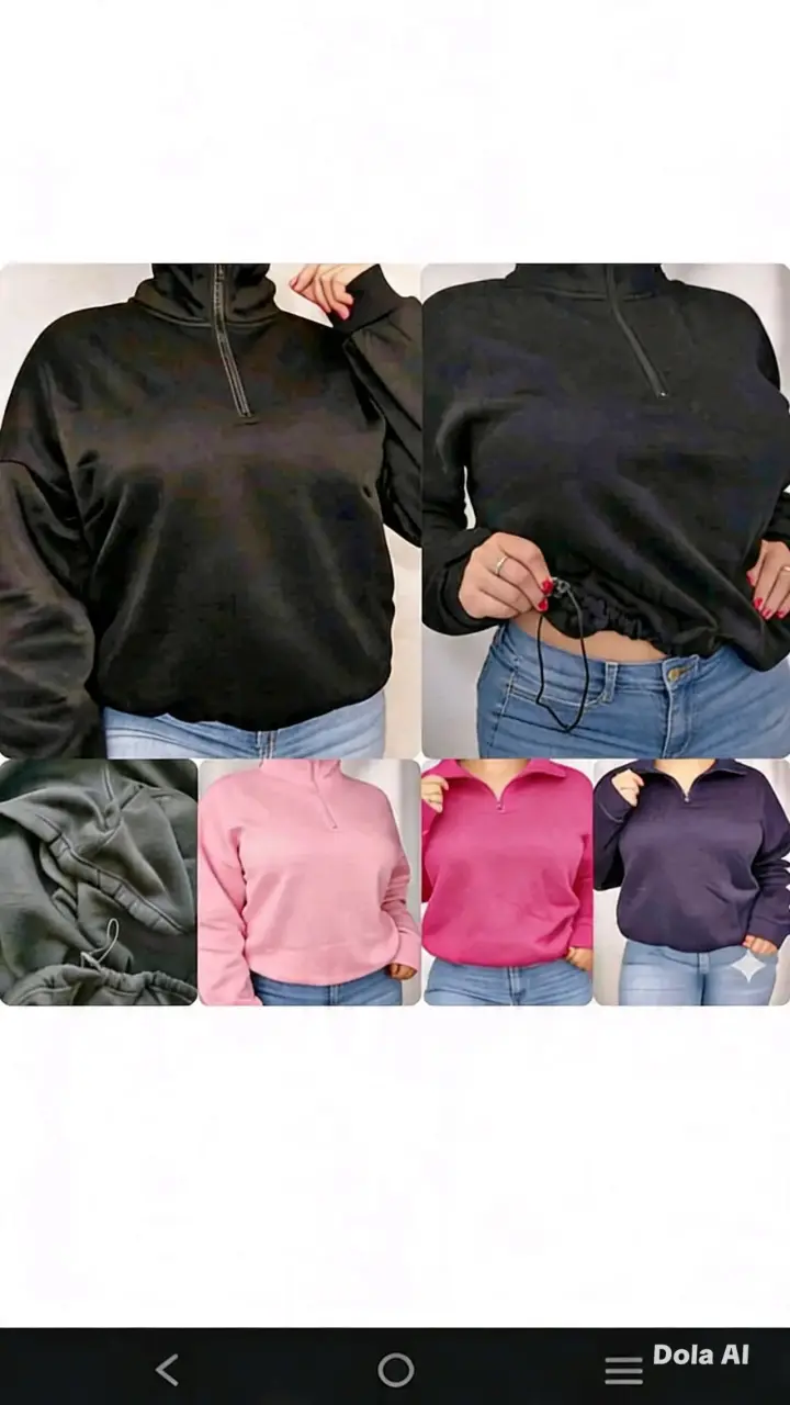 polerones oversize mujer con ajuste en cintura - 5