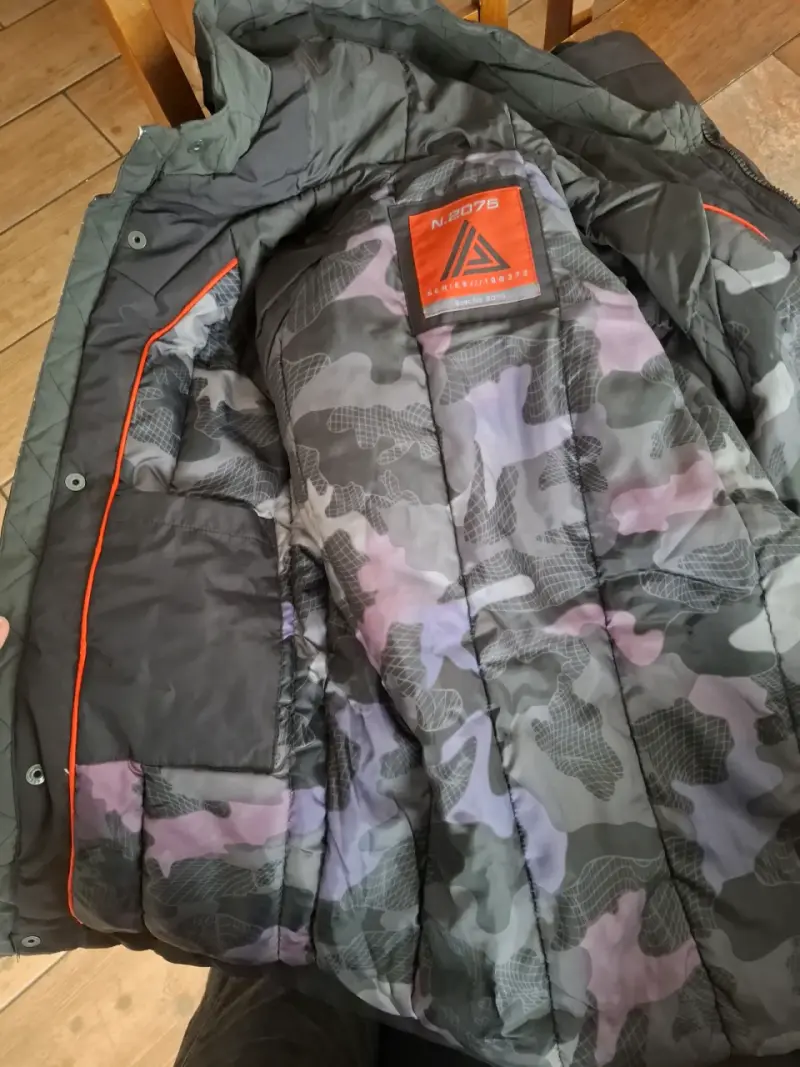 Chaqueta camuflaje negra talla 8 - 1