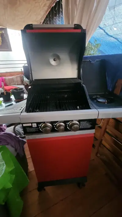 Parrilla a gas roja Mr. Beef - miniatura 2