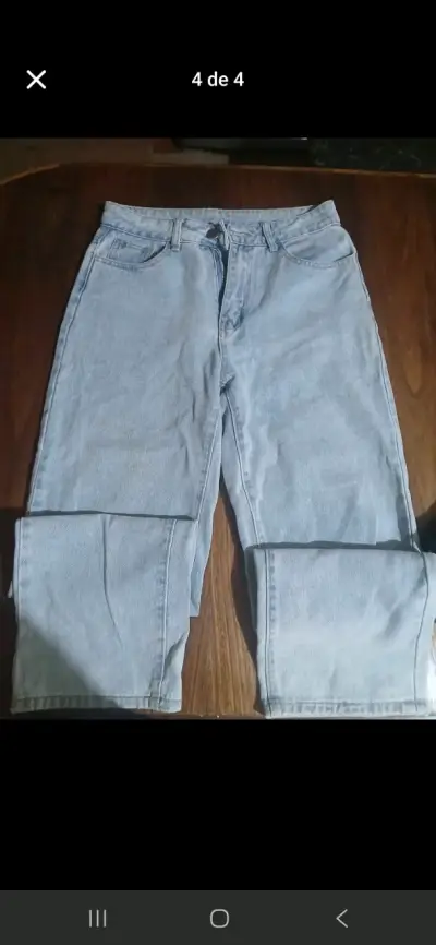 Jeans azul claro unisex - miniatura 1