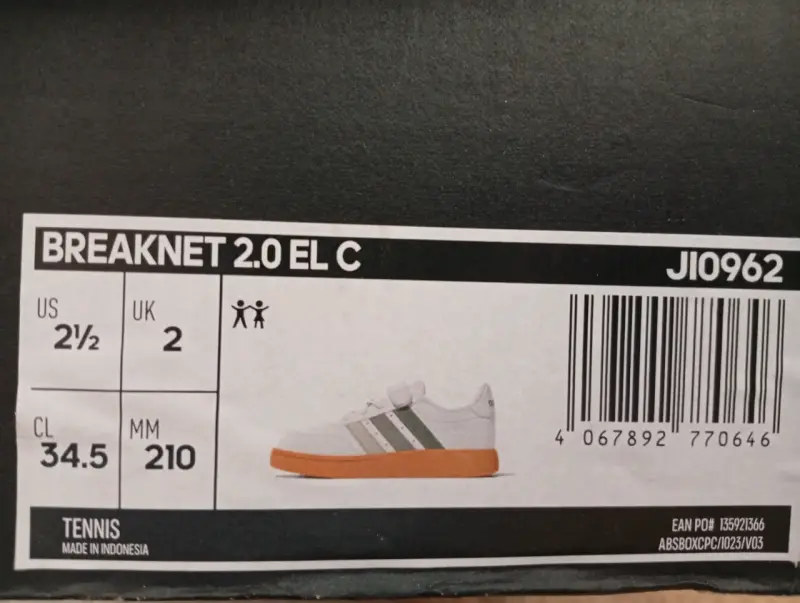Zapatillas Adidas Breaknet blancas nuevas - 5
