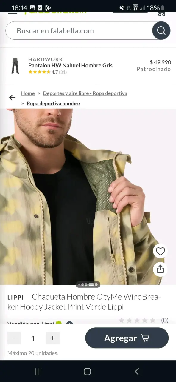 Chaqueta Hombre Verde Lippi - 2