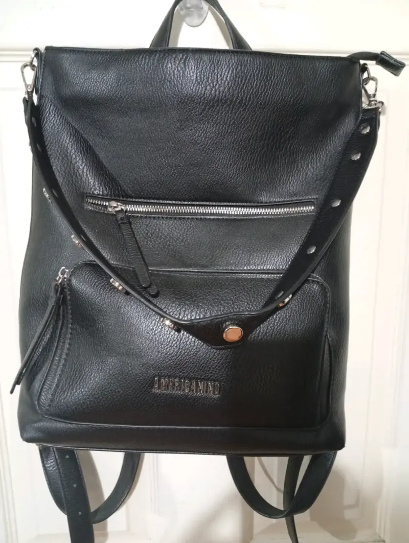 Mochila negra Americano - 1