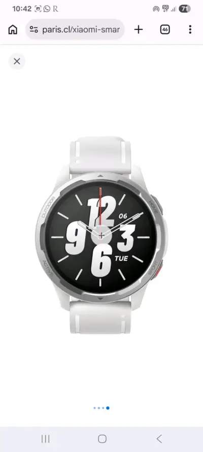 Smartwatch blanco pantalla grande - miniatura 1