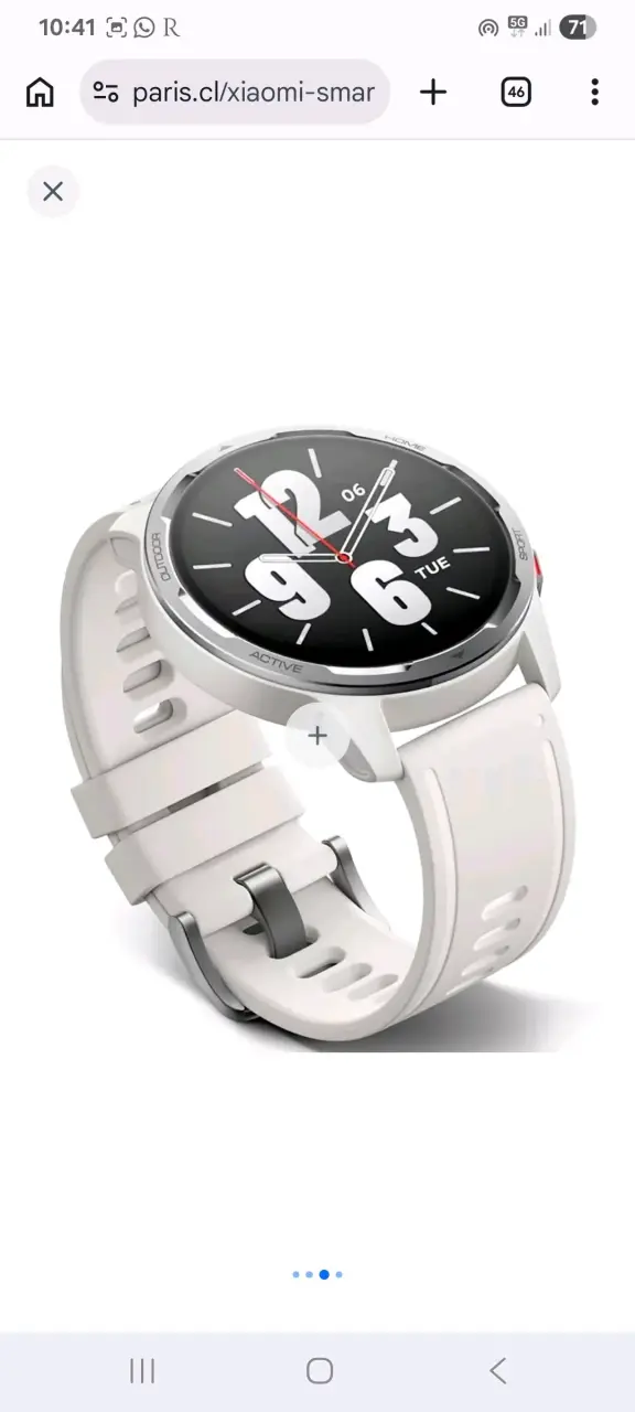 Smartwatch blanco pantalla grande - 2