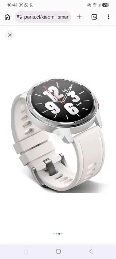 Smartwatch blanco pantalla grande - miniatura 2