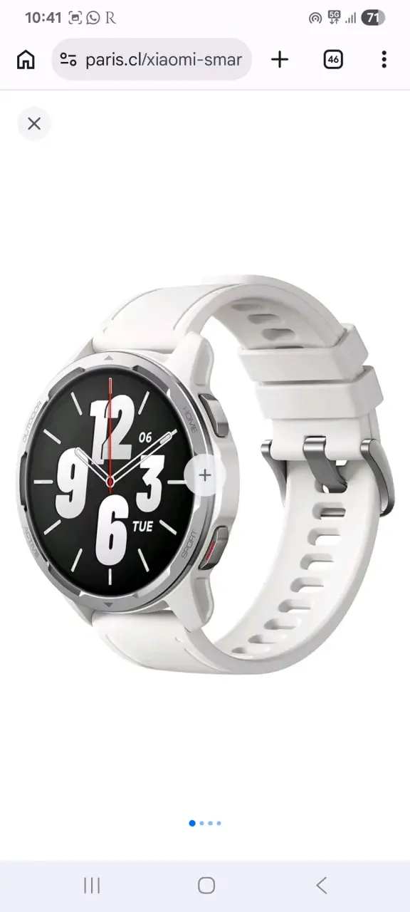 Smartwatch blanco pantalla grande - 4