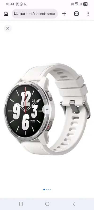 Smartwatch blanco pantalla grande - miniatura 4