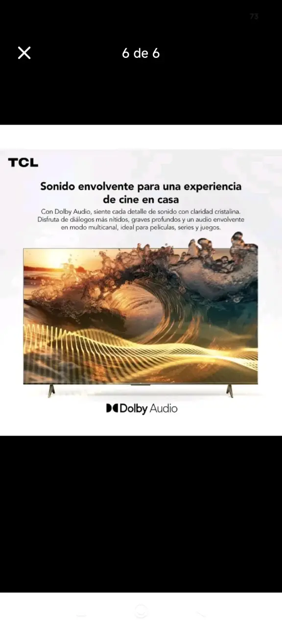 Televisor TCL UHD 4K 43'' nuevo - 6