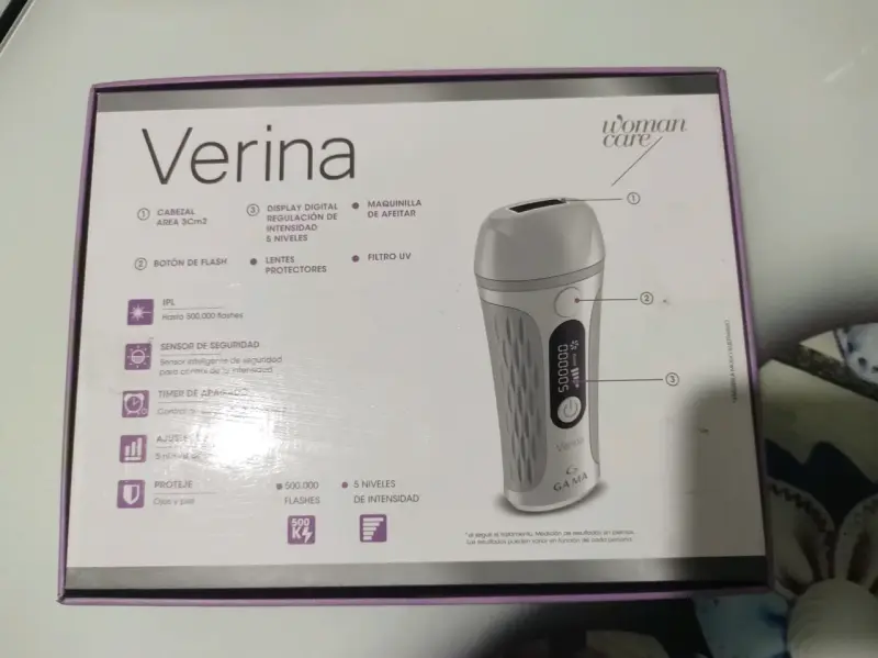 Depiladora Verina luz pulsada - 2