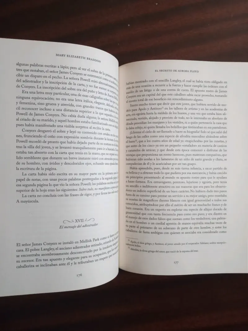 El Secreto de Aurora Floyd, Mary Elizabeth Floyd. - 4