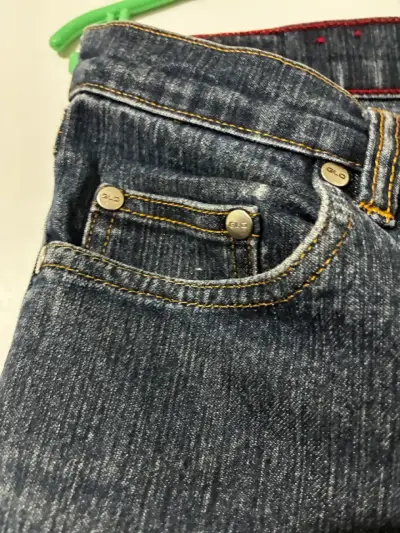 Jeans azul oscuro mujer - miniatura 3