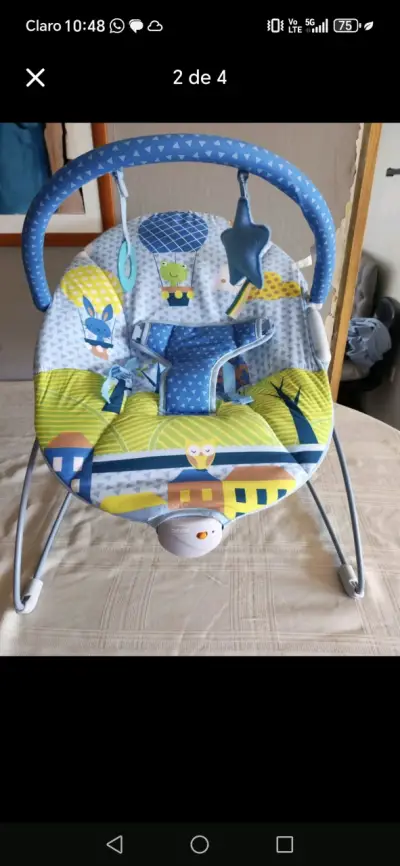 Silla mecedora para bebé - miniatura 1