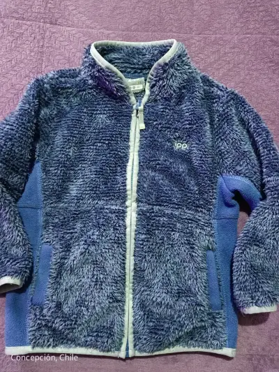 Chaqueta polar azul para niño - miniatura 1