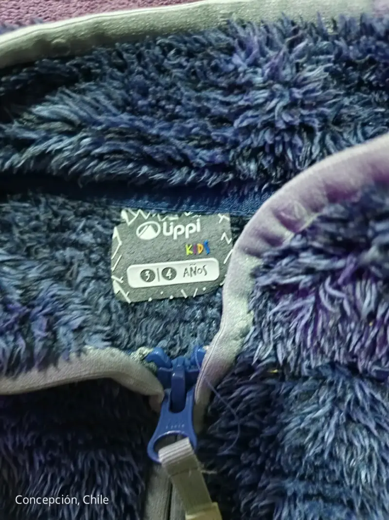 Chaqueta polar azul para niño - 2