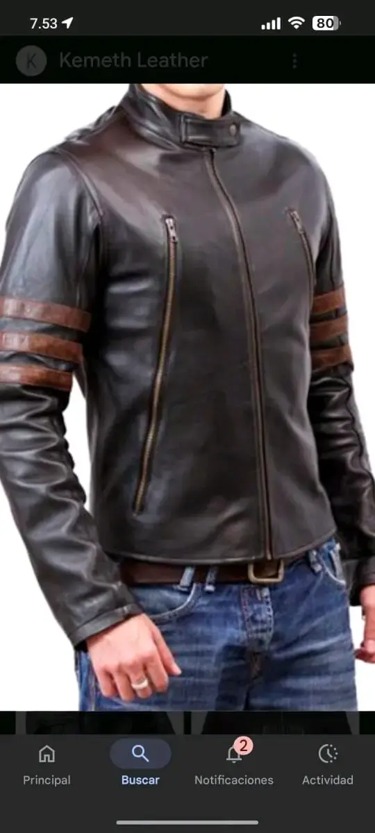 Chaqueta Gamulan Quebec Cuero - 3