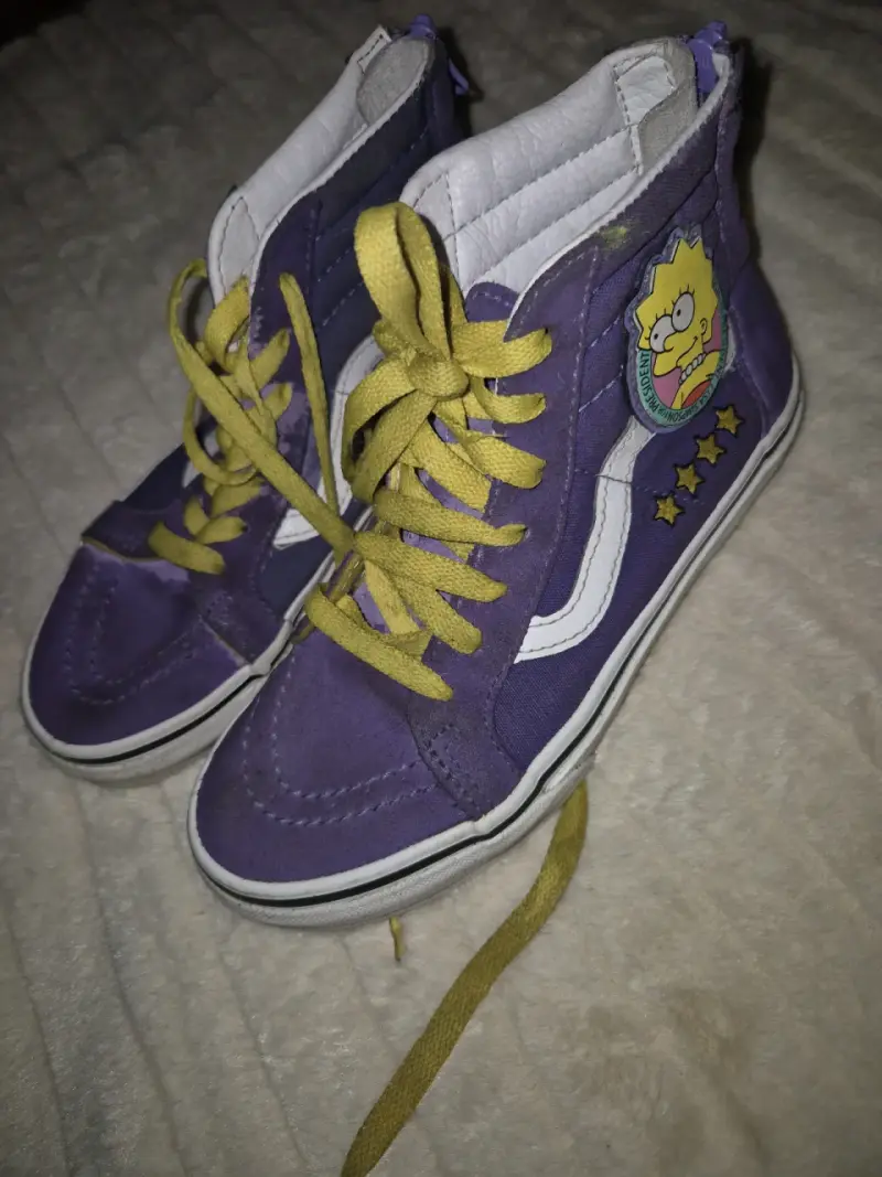 Zapatillas altas moradas Lisa Simpson - 2