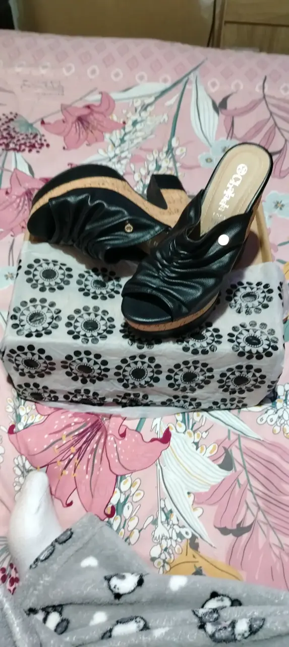 Tacones negros de corcho - 2