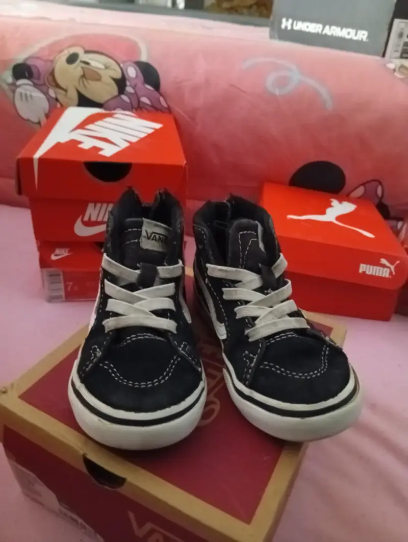 Zapatillas Vans negras para niños - 2