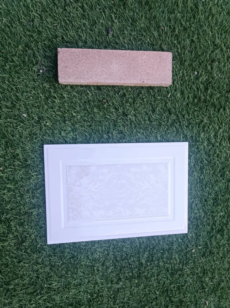 Ladrillo refractario 23x6,5x2,5 y Cerámica 31x21 - 2
