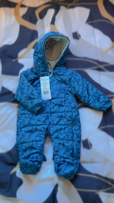 Enterito azul para bebé - miniatura 1