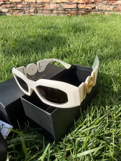 Gafas de sol blancas Versace - miniatura 3