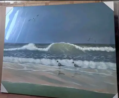 Cuadro de velero en el mar - miniatura 4