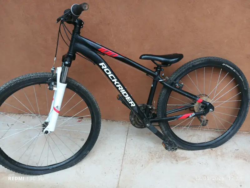 Bicicleta Rockrider MTB negra - 1