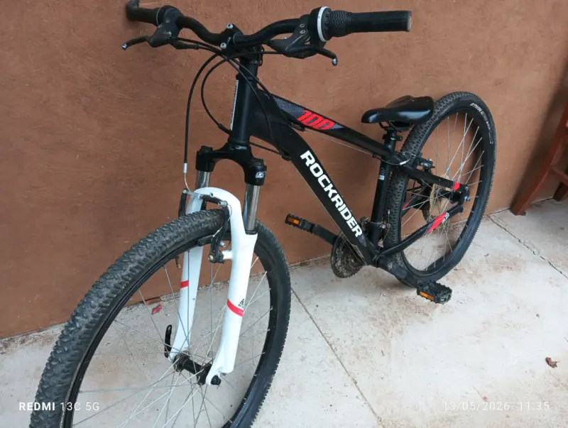 Bicicleta Rockrider MTB negra - 2