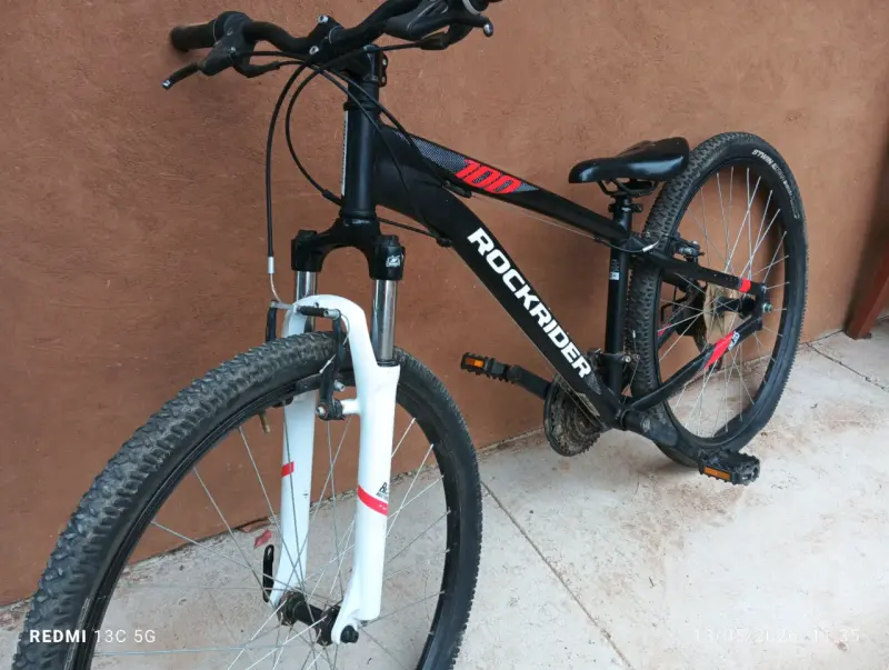 Bicicleta Rockrider MTB negra - 3