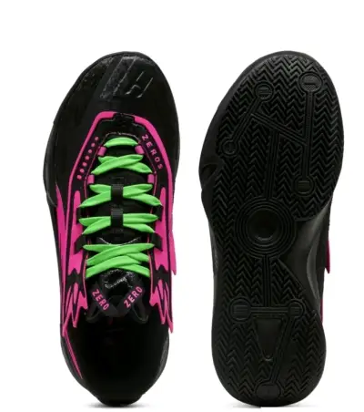 Zapatillas deportivas negras y rosas - miniatura 1