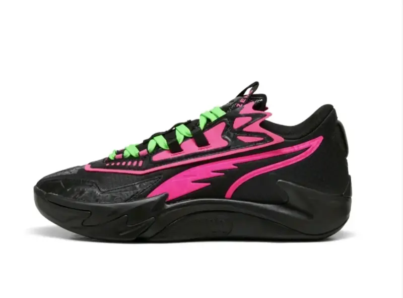 Zapatillas deportivas negras y rosas - 3