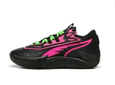 Zapatillas deportivas negras y rosas - miniatura 3