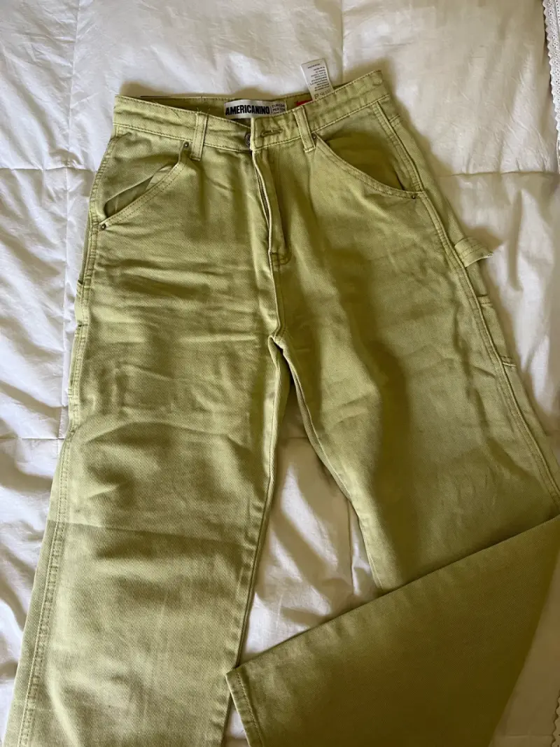Pantalones verde caqui Americanino - 1