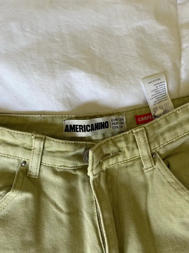 Pantalones verde caqui Americanino - 2